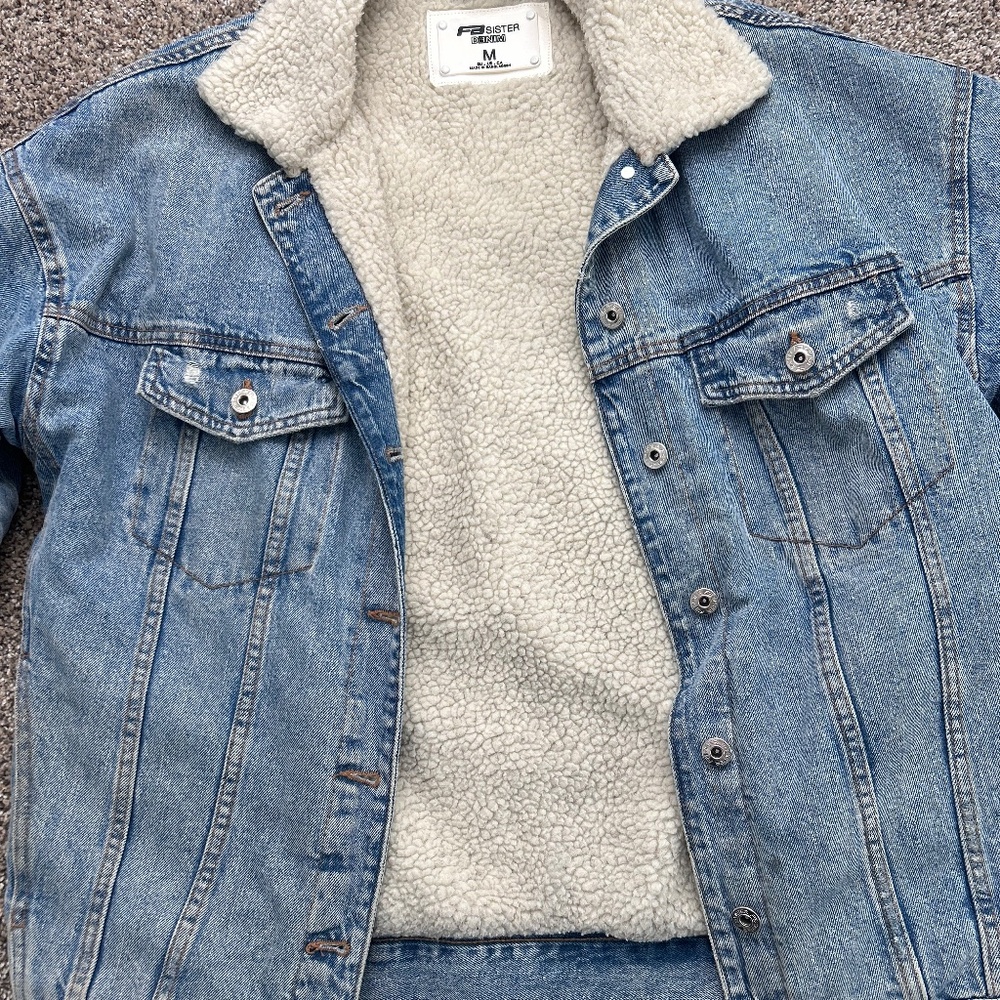 Blue denim jacket